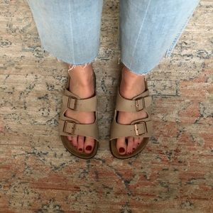 Birk style sandals
